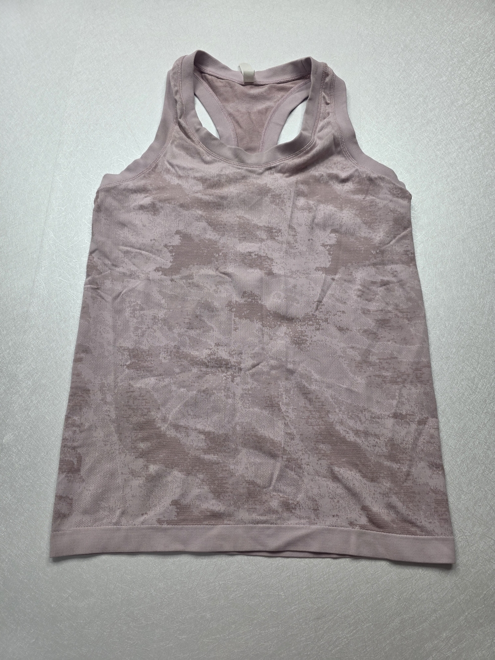 Athleta Seamless Momentum Tank, Purple Camo